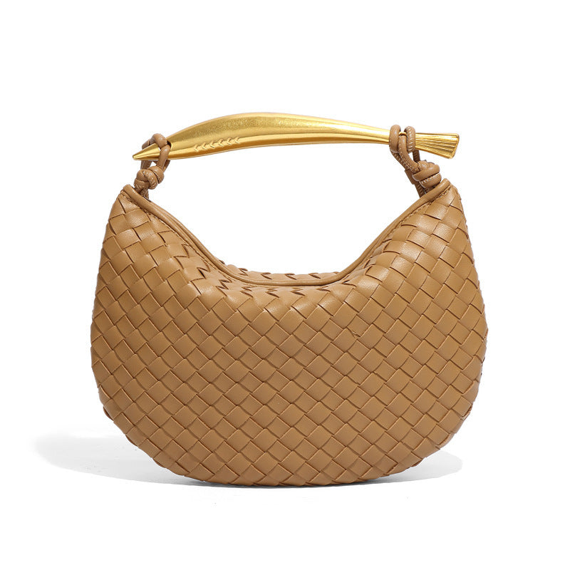 Sardine Woven Crescent Bag