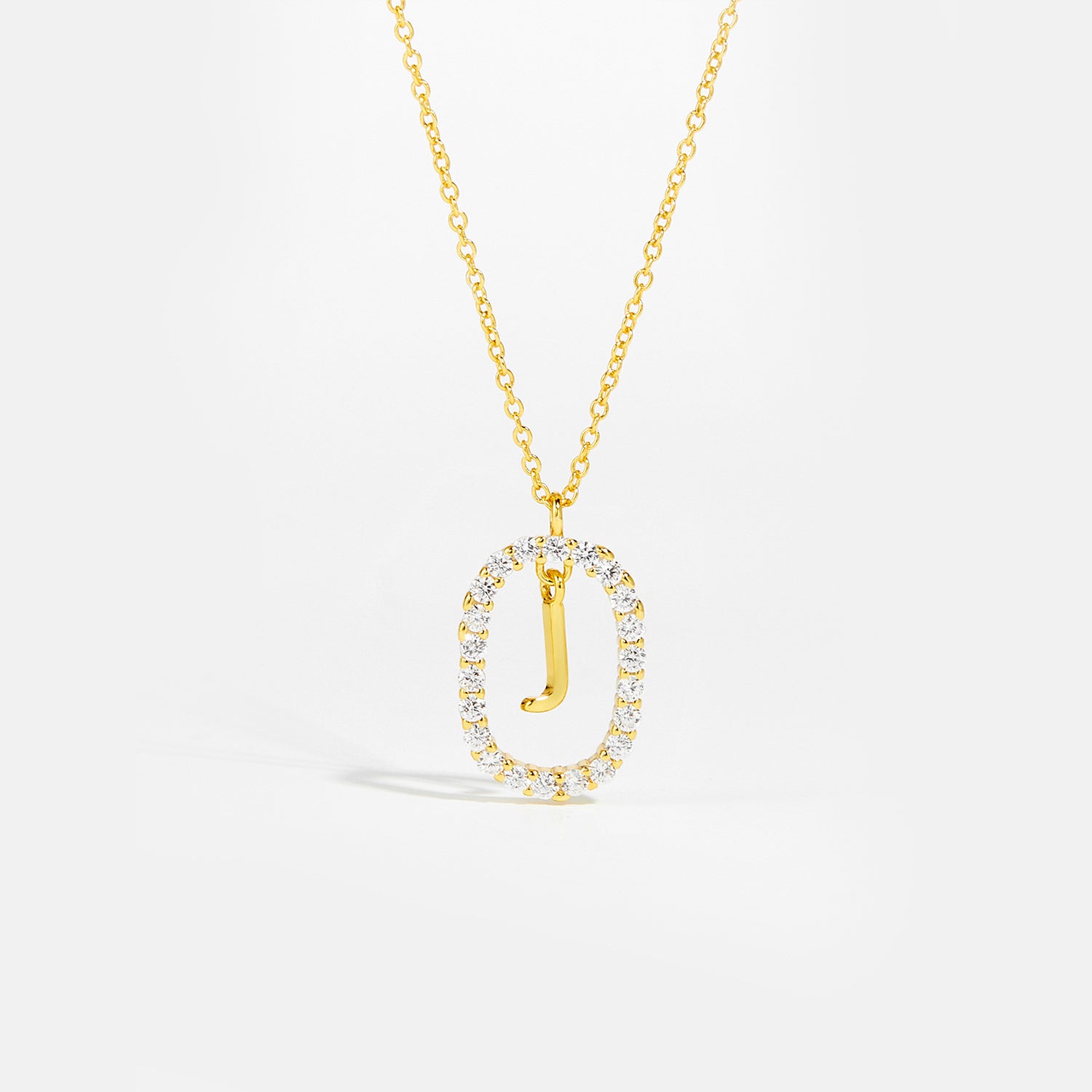 Sparkling Letter Necklace