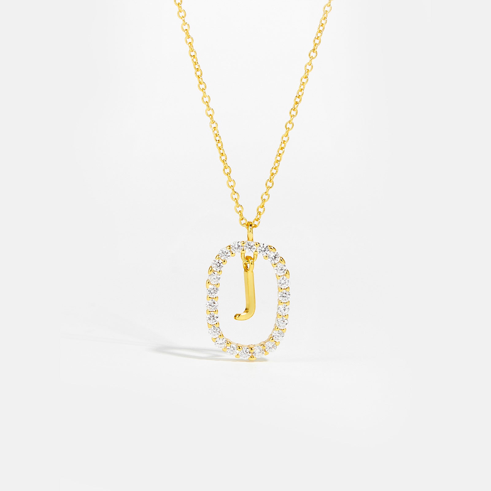 Sparkling Letter Necklace