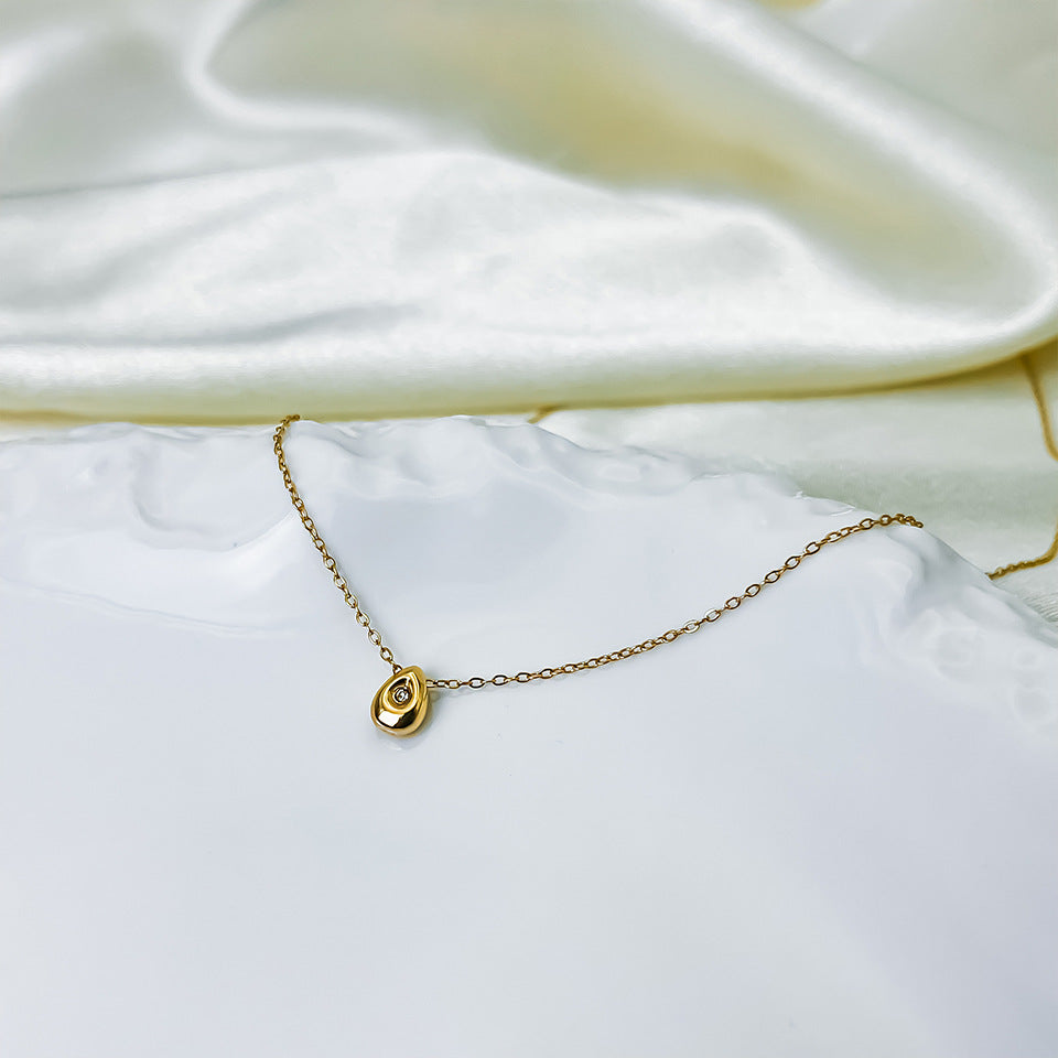 Sparkle Necklace For Women Dainty Gold Water Drop Necklace Gold Jewelry For Birthday Gifts Everyday Jewelry