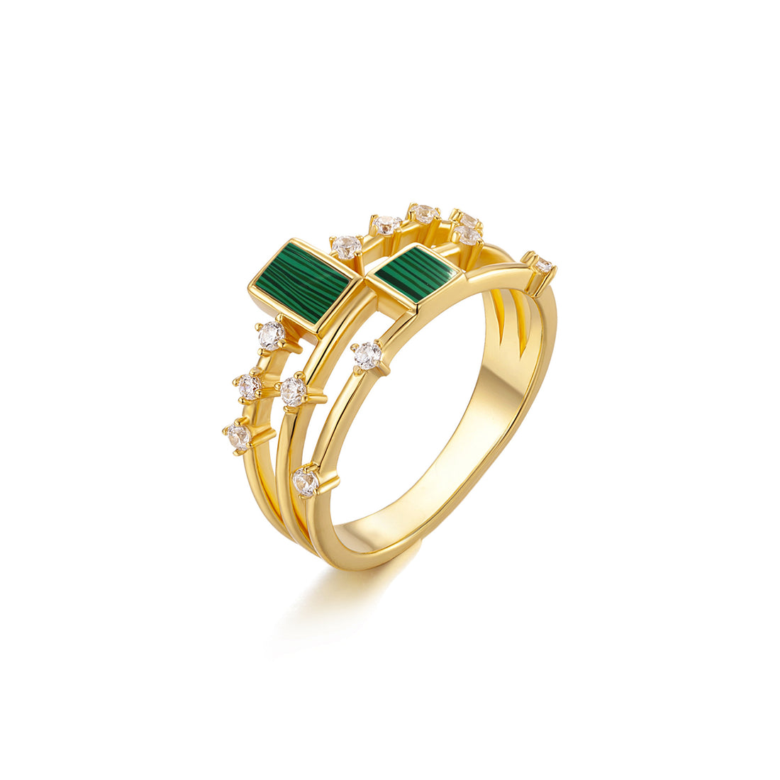 Malachite Stones Ring