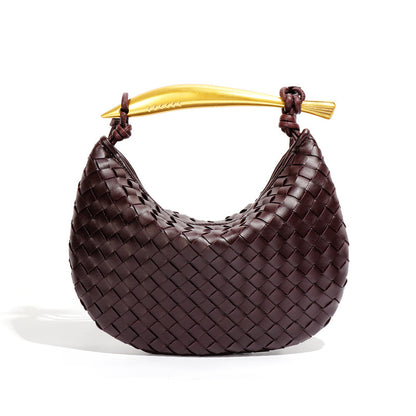 Sardine Woven Crescent Bag